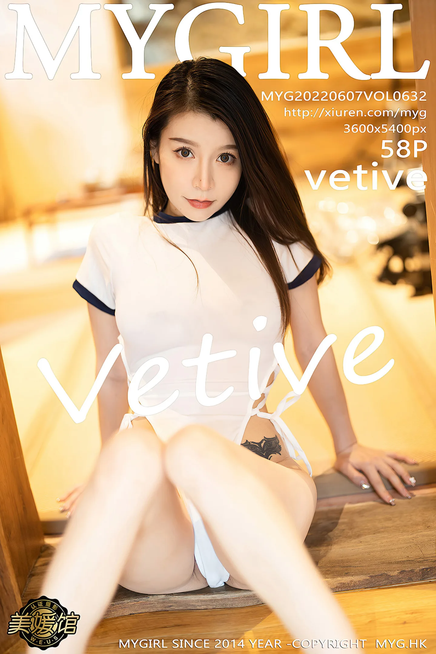 [MyGirl美媛馆]Vol.632_模特Vetive私房性感白色轻透连体衣半脱秀翘臀美腿诱惑写真58P-秀人网 - XiuRen.Xyz